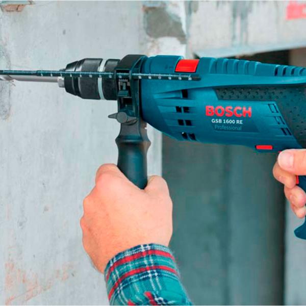 Mașină de găurit Bosch GSB 1600 RE (0601218121) 710 W/ 3000 rot/ min photo 8