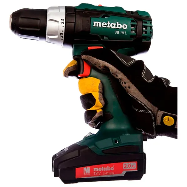 Дрель Metabo SB 18 L 2x2.0Ah +Case (602317500) 450 об/мин photo 5