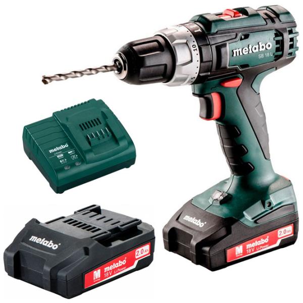 Дрель Metabo SB 18 L 2x2.0Ah +Case (602317500) 450 об/мин photo 7