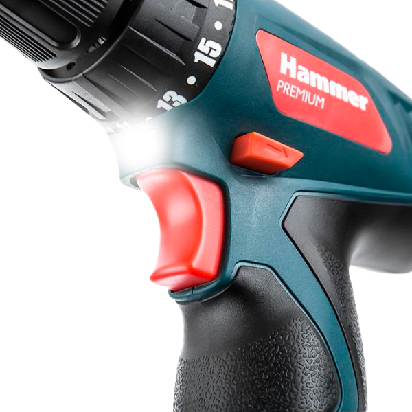 Дрель-шуруповерт Hammer ACD120GLi Premium 1100 об/ мин photo 7
