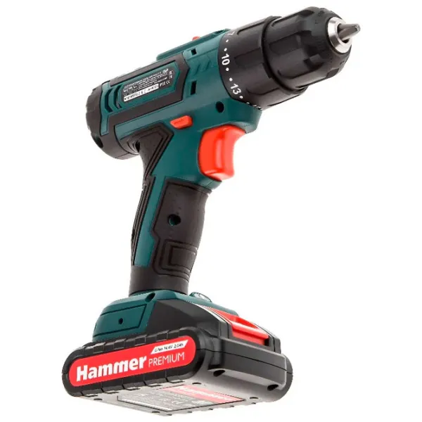 Дрель-шуруповерт Hammer ACD143Li Premium 400 rot/min photo 3