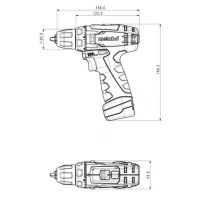 Mașină de găurit și înșurubat Metabo PowerMaxx BS 360 rot/min photo 5