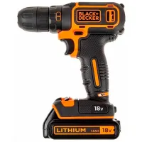 Дрель-шуруповерт Black&Decker BDCDC18KB 650 об/ мин photo 2