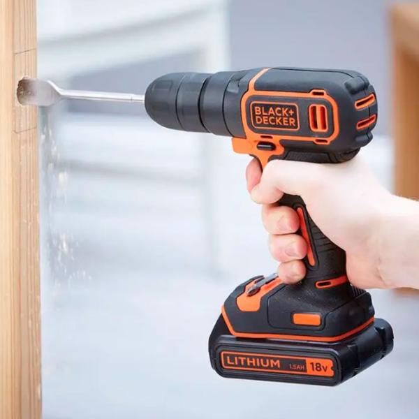 Дрель-шуруповерт Black&Decker BDCDC18KB 650 об/ мин photo 6