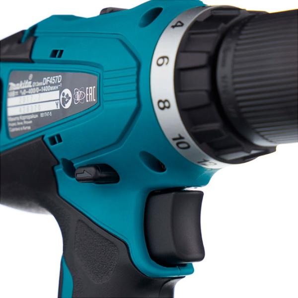 Дрель-шуруповерт Makita DF457DWE 1400 об/мин photo 3