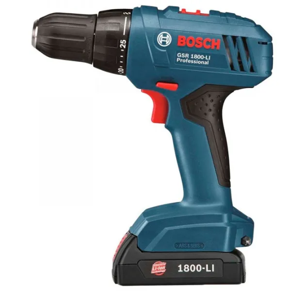 Дрель-шуруповерт Bosch GSR 1800-Li 2x1.5 Ah 1300 об/мин photo 3