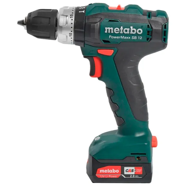 Дрель-шуруповерт Metabo PowerMaxx SB 12 (601076500) 360 об/мин photo 2
