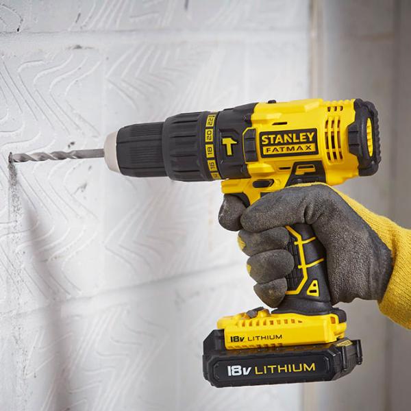Дрель-шуруповерт Stanley Fatmax FMC626C2K-QW 1500 об/мин photo 5