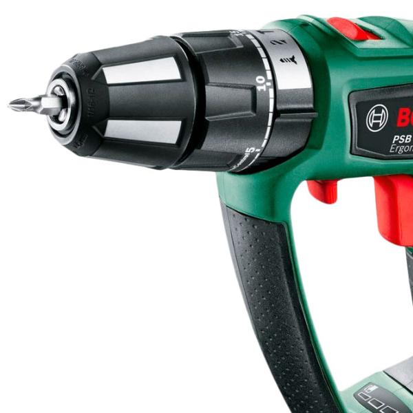 Mașină de găurit si inșurubat Bosch PSR 18 LI-2 Ergonomic 1400 rot/ min photo 2