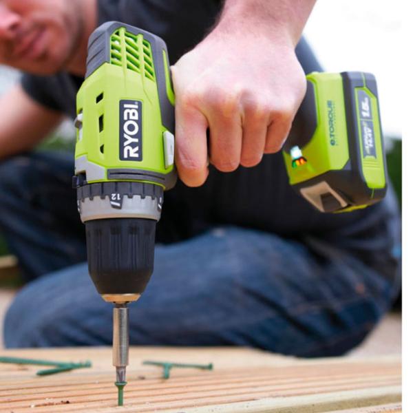 Дрель-шуруповерт Ryobi R14DDE-LL15S 1450 об/мин photo 7