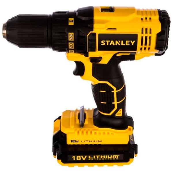 Дрель-шуруповерт Stanley SCD20C2K-RU 1500 об/ мин photo 2