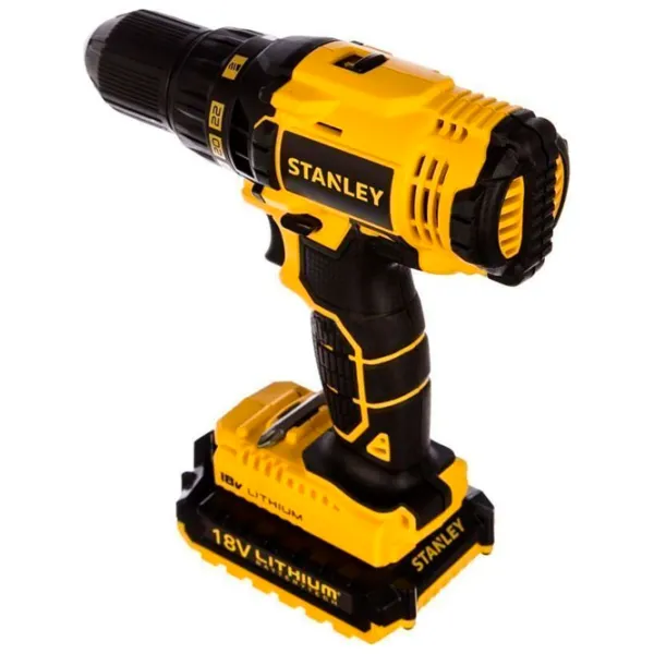 Дрель-шуруповерт Stanley SCD20C2K-RU 1500 об/ мин photo 3