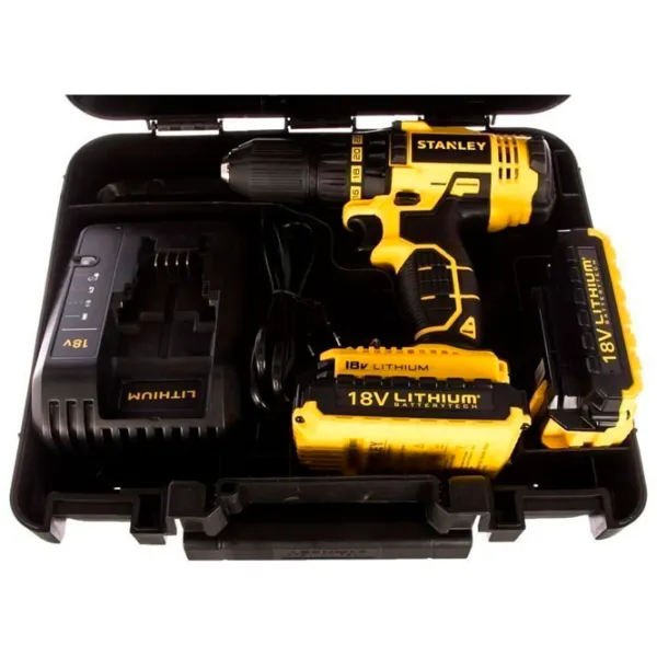 Дрель-шуруповерт Stanley SCD20C2K-RU 1500 об/ мин photo 5