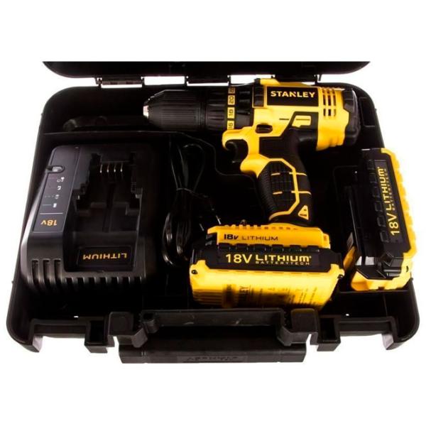 Дрель-шуруповерт Stanley SCD20C2K-RU 1500 об/ мин photo 5