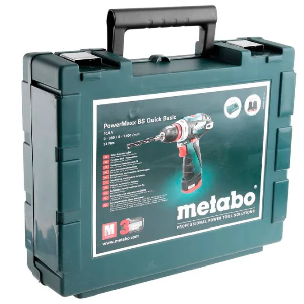Шуруповерт Metabo PowerMaxx BS Quick Basic 360 об/мин photo 5