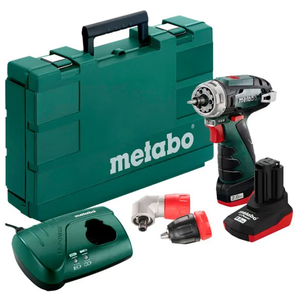 Mașină de găurit și înșurubat Metabo PowerMaxx BS Quick Pro 360 rot/min photo 7
