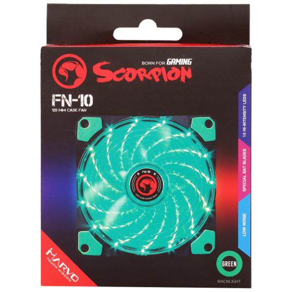 Ventilator de carcasă Marvo Fan FN-10 Green Hidrodinamic/ 1200 rpm photo 4