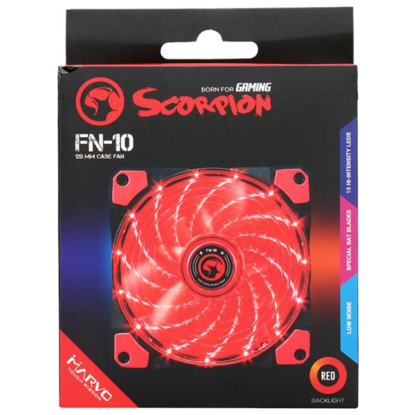 Cooler Marvo Fan FN-10 Red Hidrodinamic/ 1200 rpm photo 5