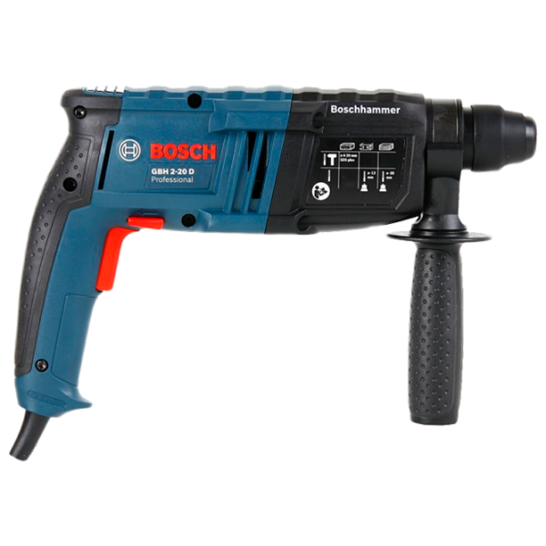 Ciocan rotopercutor Bosch GBH 2-20 D (061125A400) 650 W / Blue photo 2