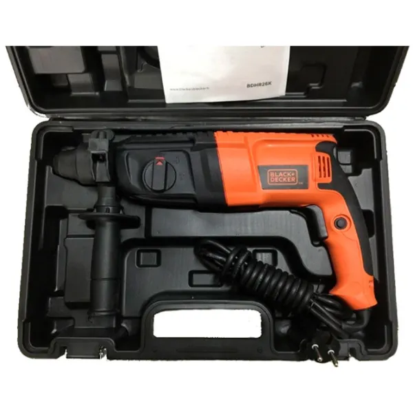 Ciocan rotopercutor Black&Decker BDHR26K-TR 800 W photo 5
