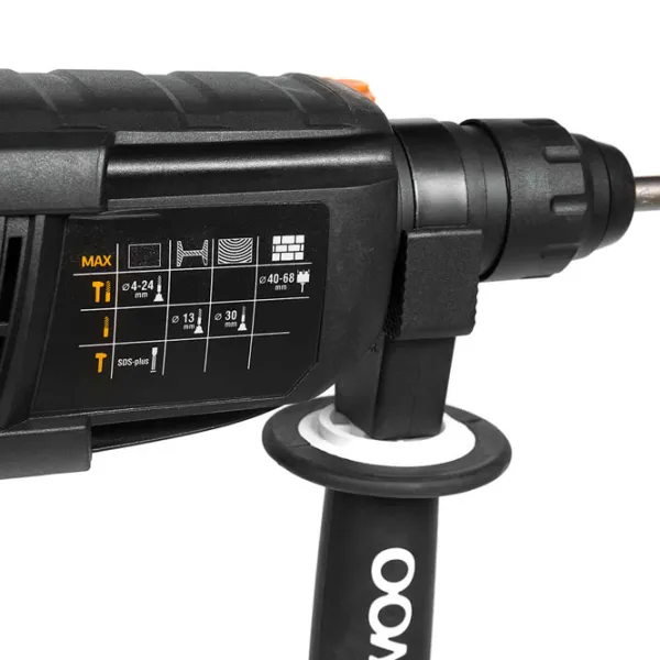 Ciocan rotopercutor Daewoo DAH 820 820 W/ Orange photo 4