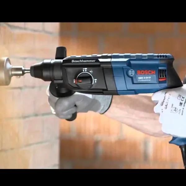 Ciocan rotopercutor Bosch GBH 2-24 DFR (0611273000) 790 W / Blue photo 6
