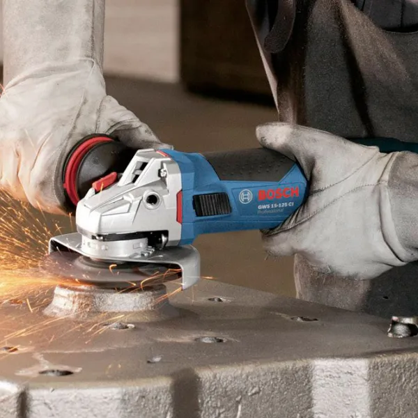 Polizor Bosch GWS 15-125 CI (0601795002) Unghiular/ 1500 W photo 5 Polizor Bosch GWS 15-125 CI (0601795002) Unghiular/ 1500 W photo 5