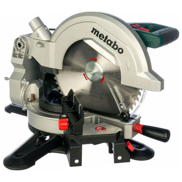 Fierastrău pentru taieri inclinate Metabo KS 305 M Lasercut (619003000) 305 mm photo 5