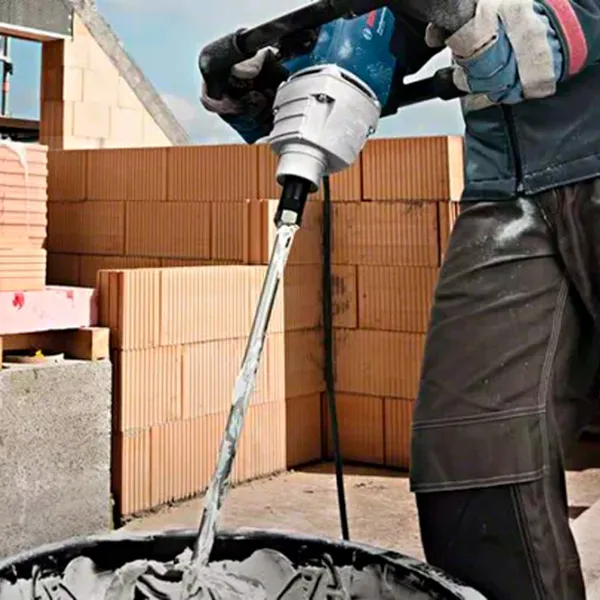 Строительный миксер Bosch GRW 12 E Миксер/ Синий photo 5