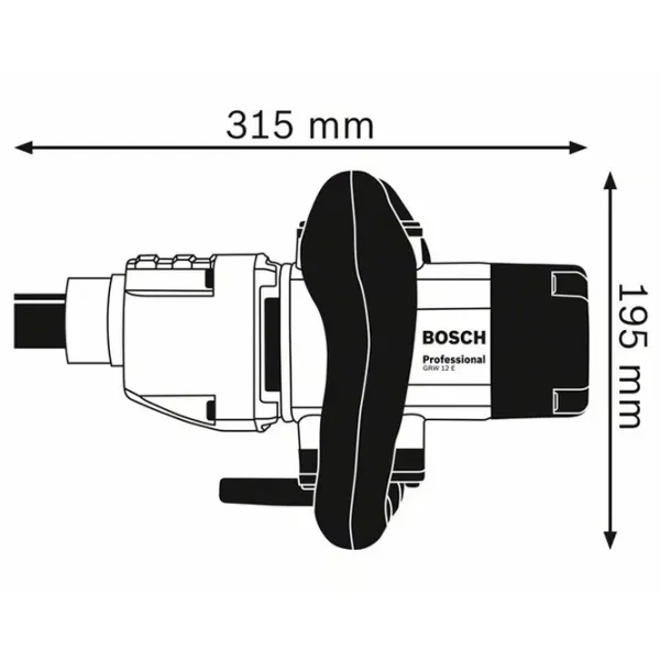 Строительный миксер Bosch GRW 12 E Миксер/ Синий photo 7