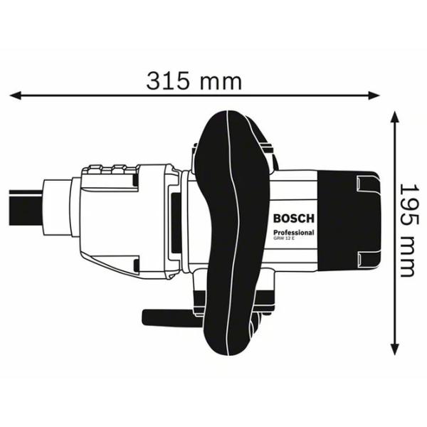 Строительный миксер Bosch GRW 12 E Миксер/ Синий photo 7