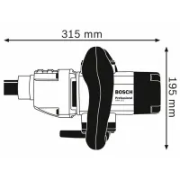 Mașină de amestecat Bosch GRW 12 E Mixer/ Blue photo 7