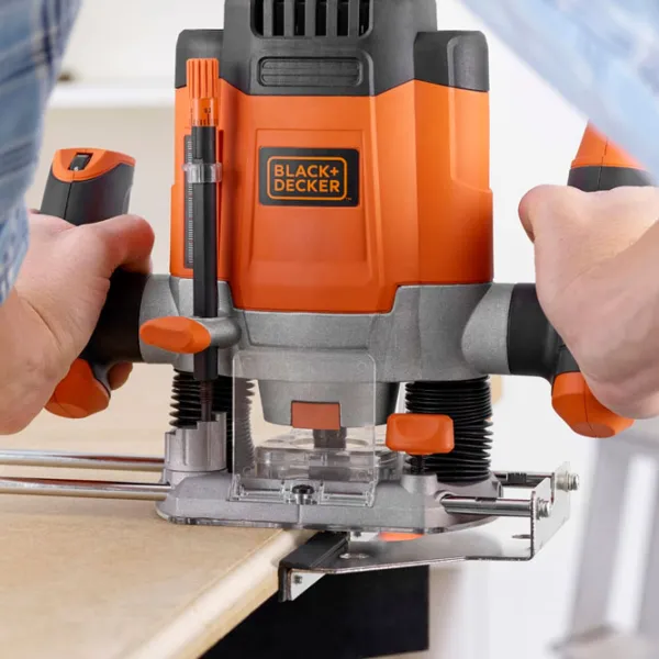 Maşina de frezat Black&Decker KW1200EKA (25470) 8000 rot/ min photo 5