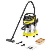 Промышленный пылесос KARCHER WD 5 P Premium Inox 1100 Вт / Нержавеющая сталь photo 2