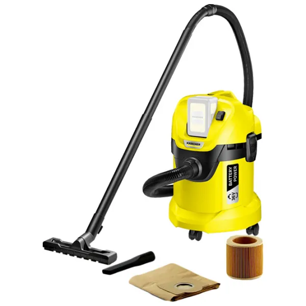 Aspirator industrial KARCHER WD 3 Battery 1000 W / Yellow photo 2