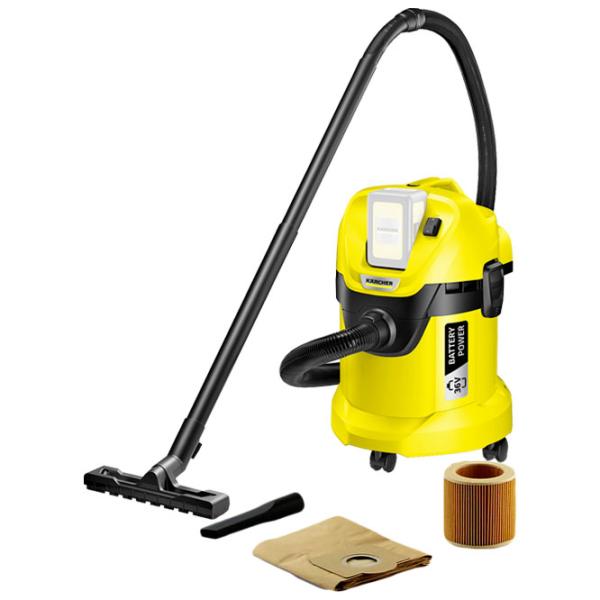 Aspirator industrial KARCHER WD 3 Battery 1000 W / Yellow photo 2