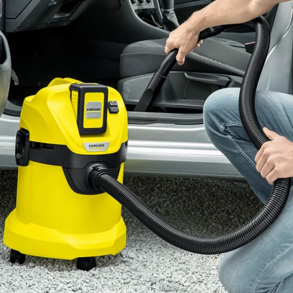 Aspirator industrial KARCHER WD 3 Battery 1000 W / Yellow photo 5