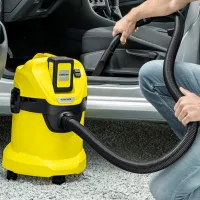 Промышленный пылесос KARCHER WD 3 Battery 1000 Вт / Желтый photo 5