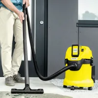 Промышленный пылесос KARCHER WD 3 Battery 1000 Вт / Желтый photo 6