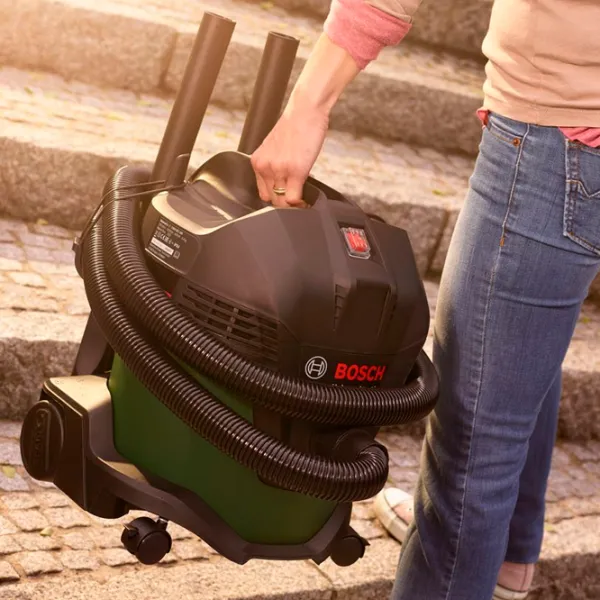 Промышленный пылесос Bosch Universal Vac 15 (06033D1100) Сухая, влажная/ 1000 Вт photo 8