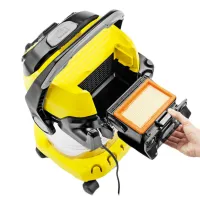 Промышленный пылесос KARCHER WD 6 Premium Inox Renovation 1300 Вт / Нержавеющая сталь photo 6