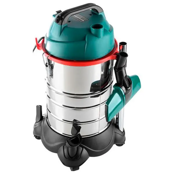 Промышленный пылесос Hammer Flex PIL30A 1400 Вт / Нержавеющая сталь photo 2