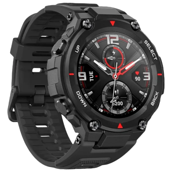 Умные часы Amazfit Amazfit T-Rex 1.3"/ Rock Черный photo 4 Умные часы Amazfit Amazfit T-Rex 1.3"/ Rock Черный photo 4