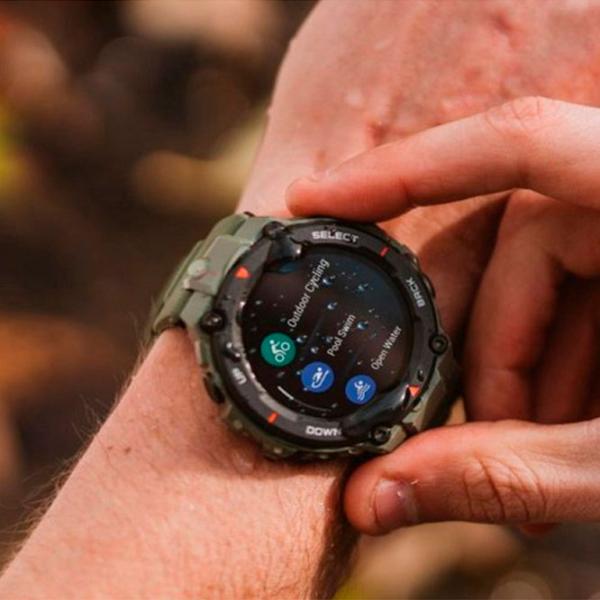 Ceas inteligent Amazfit T-Rex 1.3"/ Army Green photo 6