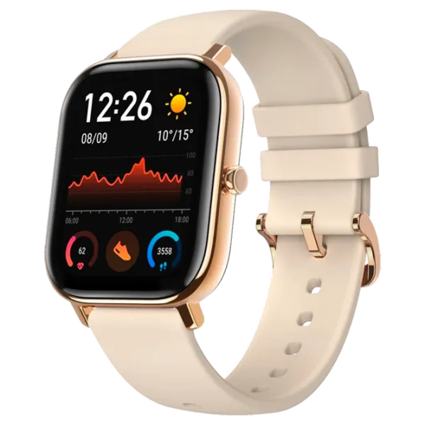 Ceas inteligent Xiaomi Amazfit GTS 1.65"/ Gold Yellow photo 2