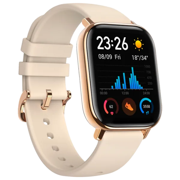 Ceas inteligent Xiaomi Amazfit GTS 1.65"/ Gold Yellow photo 3