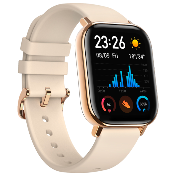 Ceas inteligent Xiaomi Amazfit GTS 1.65"/ Gold Yellow photo 3