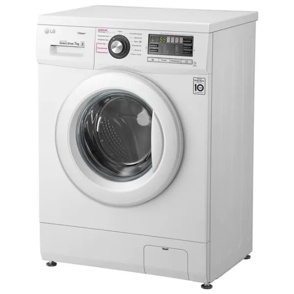 Стиральная машина LG F1296HDS0 Direct Drive/Steam/6 Motion DD/7 кг/Белый photo 2 Стиральная машина LG F1296HDS0 Direct Drive/Steam/6 Motion DD/7 кг/Белый photo 2