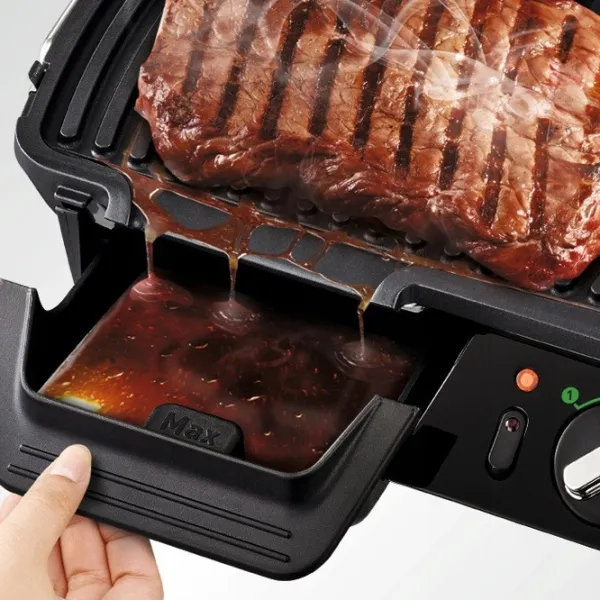 Электрогриль Tefal GC461B34 Контактный, Барбекю/ 2400 Вт/ Черный Нержавеющая сталь photo 4