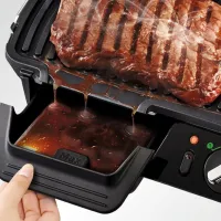 Grill electric Tefal GC461B34 Contact, Barbecue/ 2400 W/ Black Inox photo 4